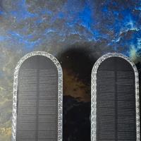 2× Luci Solari da Esterno Wall Light – LED Giardin