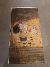 Poster su tela del famoso Bacio di klim