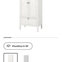 sundvik Ikea armadio bianco