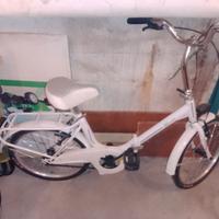 bicicletta pieghevole.