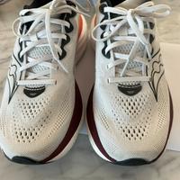 Saucony Ride 19 – White/Crimson