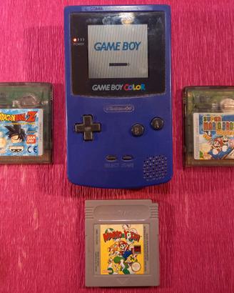 GAME BOY COLOR CGB-001 con 3 giochi