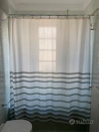 Asta doccia allungabile + tenda doccia