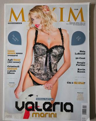 Rivista Maxim Valeria Marini