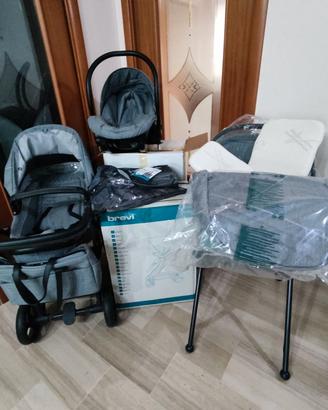 Passeggino Trio Brevi completo di tutto