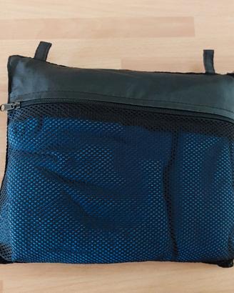 cuscino da campeggio blu