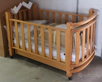Lettino in legno Foppa Pedretti usato
