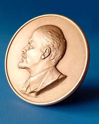 Medaglione da tavolo Lenin Urss anni '70