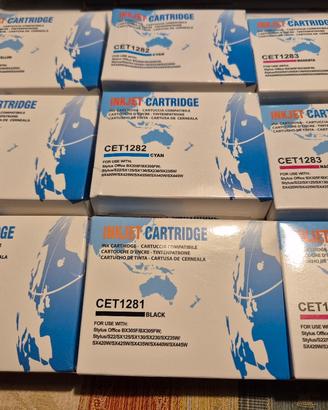 lotto cartucce Epson nero giallo Ciano magenta