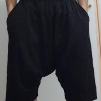 Pantaloncini neri Asos cavallo basso tag. M cotone