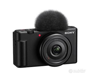 Sony Vlog Camera ZV-1F + lente macro e grandangolo