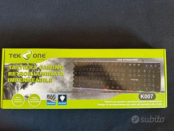 Tastiera retro illuminata