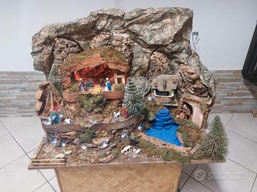 PRESEPE ARTIGIANALE COMPLETO E MOTORIZZATO