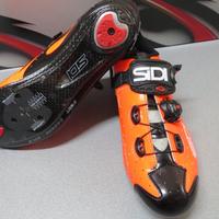 Sidi Wire carbon arancio nero