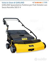 Spazzolatrice pulitrice per prati sintetici