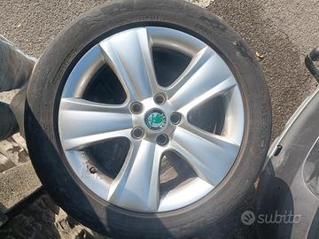 4 Cerchi in lega 17" Skoda VW Audi Seat 5x112