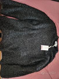 Maglione nero metallizzato Fiorucci 