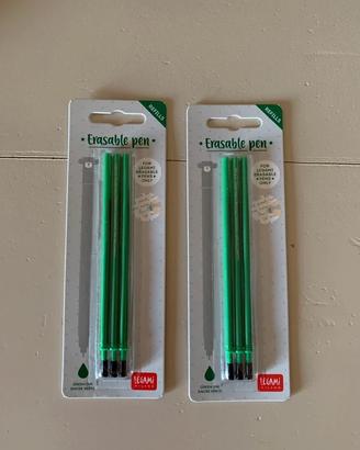 Refill Penne Gel Cancellabile Verde Legami