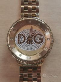 orologio D&G oro  uomo donna con brillantini 