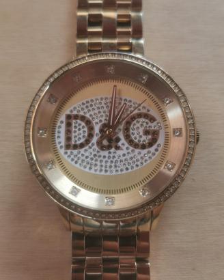 orologio D&G oro  uomo donna con brillantini 