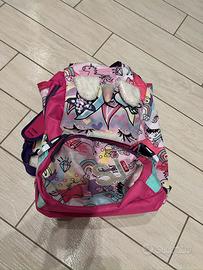 Zaino Seven SJ Unicorno + astuccio stessa linea