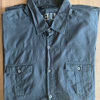 Camicia Guess maniche corte blu da uomo