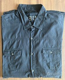 Camicia Guess maniche corte blu da uomo
