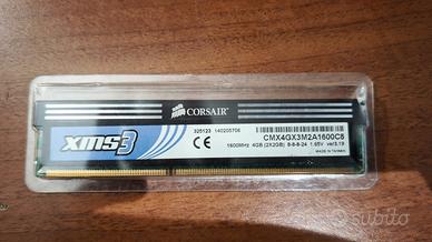  DDR3 2GB 1600MHz CL8

  RAM Corsair XMS3