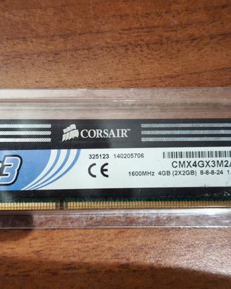  DDR3 2GB 1600MHz CL8

  RAM Corsair XMS3