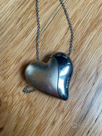 Collana Breil "Chaos" Pendente a Cuore – Acciaio