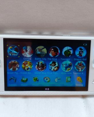 consolle portatile retrò X6 4.3" Nuova con custodi