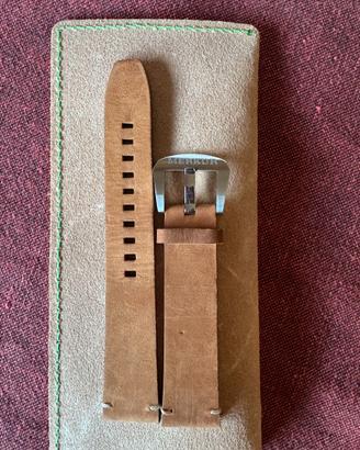 Mercur Cinturino in morbida pelle Vintage 20mm