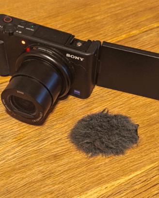 Fotocamera digitale Sony vLog ottica Zeiss vid 4k