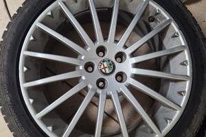 cerchi da 17 alfa romeo gt 147 156 gommati