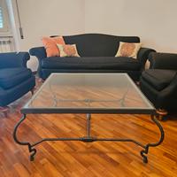 DIVANO + 2 POLTRONE VINTAGE AMERICANI MILLING ROAD