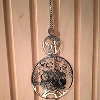 Collana con Ciondolo Gufi - Portafortuna