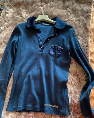 Maglietta blu elegante Blumarine - taglia 14 anni