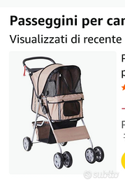 Passeggino cane
