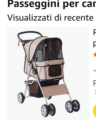 Passeggino cane