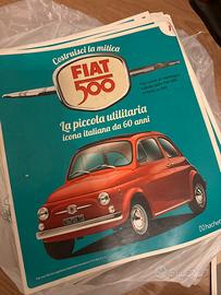 100 fascicoli Hachette Fiat 500 F – come nuovi