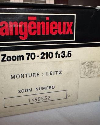 Obiettivo Angenieux zoom 70 - 210 f3.5