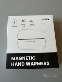 Due scaldamani elettrici e ricaricabili Nuovi