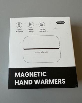 Due scaldamani elettrici e ricaricabili Nuovi