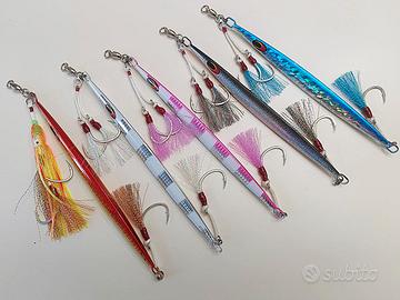 Set di n.5 Jig per il  Vertical Jigging