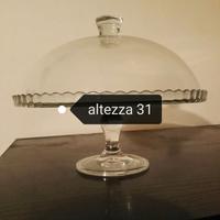 Porta torte in vetro diametro 31 cm.