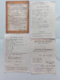 LIBRETTI 50 cc. anni 70/80