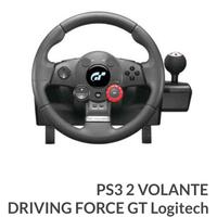 Volante Logitech PS3 con supporto 