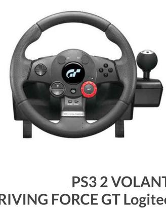 Volante Logitech PS3 con supporto 