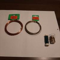 N. 2 MATASSINE IN FILO DI RAME E OTTONE.