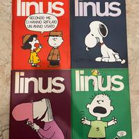 LINUS  rivista anno 1970 gennaio-aprile 4 numeri